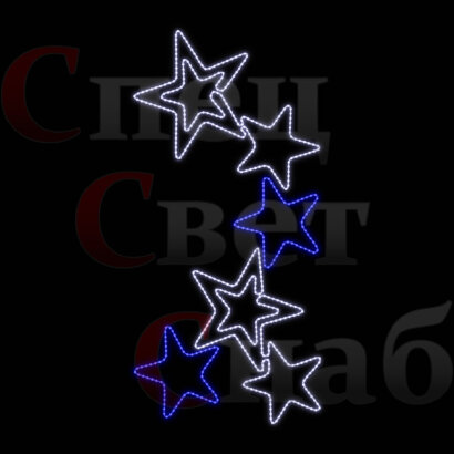 Светодиодная консоль "Созвездие Лира" 2,1м х 1м