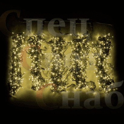 Гирлянда на деревья "Спайдер 5х20м". Желтая. Мерцающая