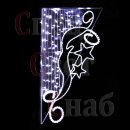 Световое панно "Зимняя сказка" белый