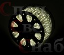 Светодиодный шнур дюралайт 50м Теплый белый Фиксинг